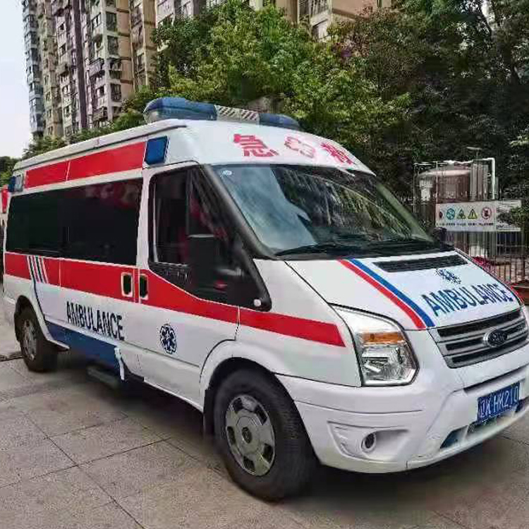 泗洪长途救护车护送病人返乡